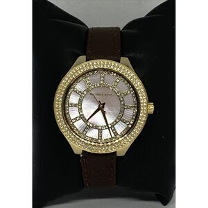 Michael Kors MK3396 Women's Brown Leather Analog Dial Quartz Genuine Watch HK940